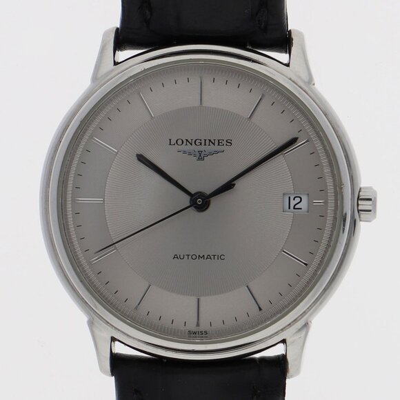 LONGINES Watches L4.678.4 Stainless Steel/leather Mechanical Automatic - Picture 1 of 6